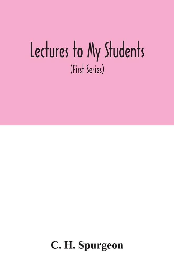 Lectures to my students