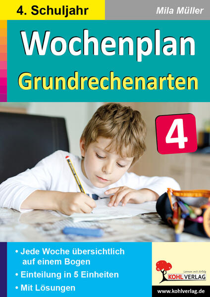 Image of Wochenplan Grundrechenarten / Klasse 4