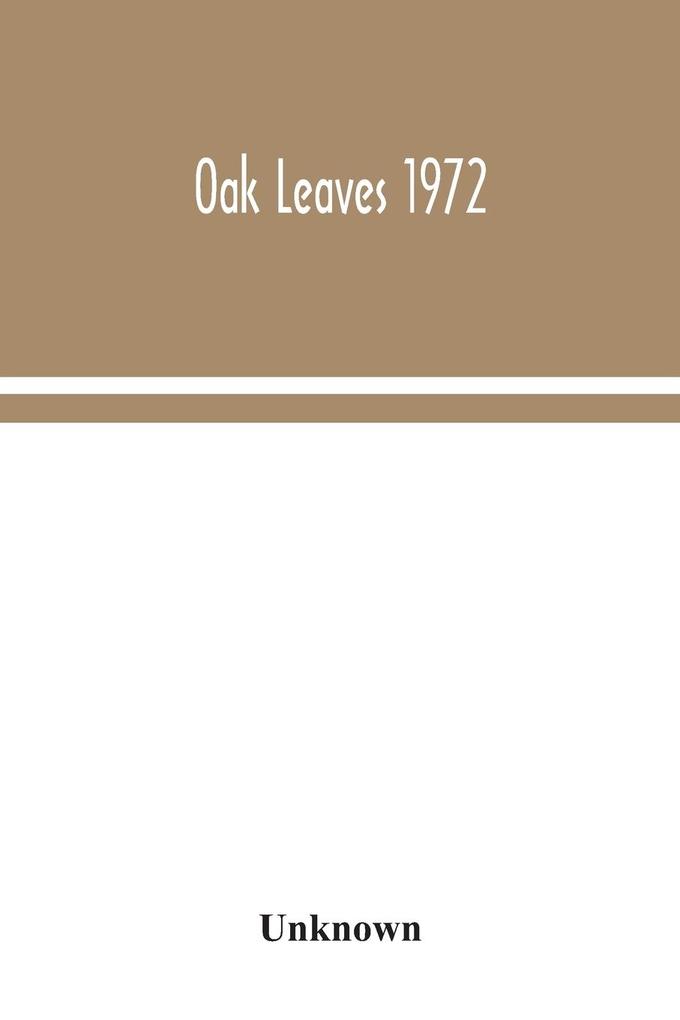 Oak leaves 1972