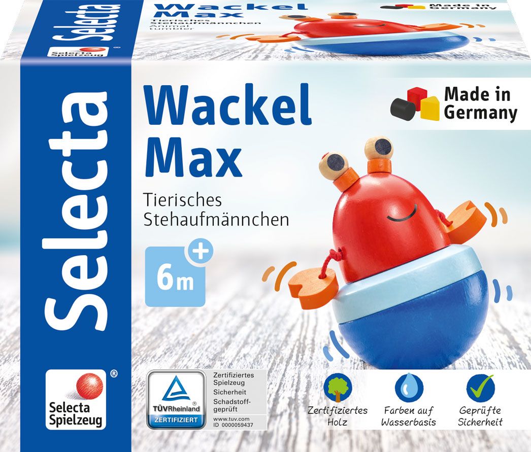 Image of Schmidt Spiele - Selecta - Wackel Max 13 cm