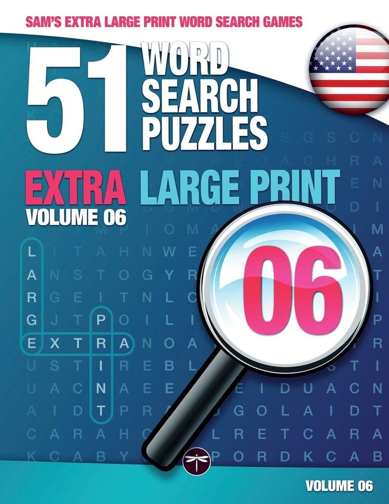 Sam's Extra Large-Print Word Search Games - 51 Word Search Puzzles Volume 6