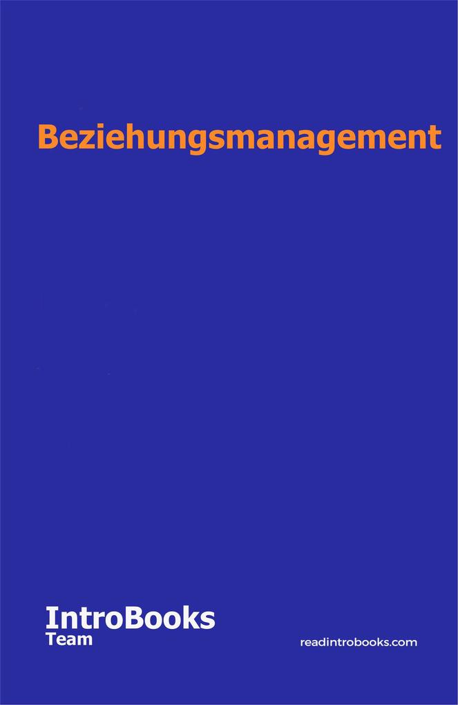 Beziehungsmanagement