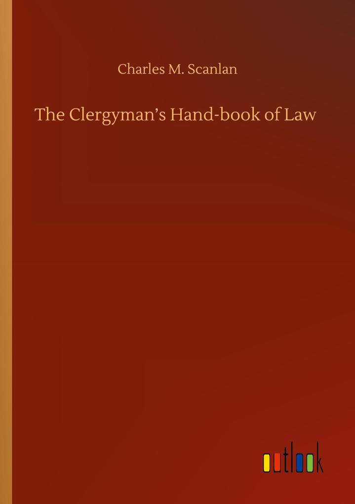 Image of The Clergyman's Hand-book of Law