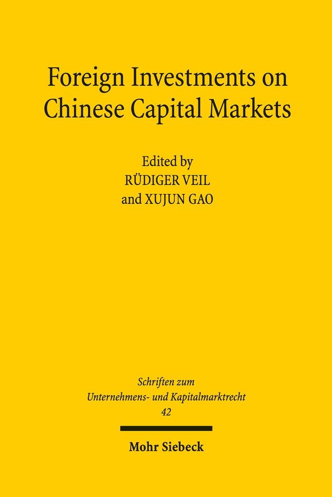 Foreign Investments on Chinese Capital Markets