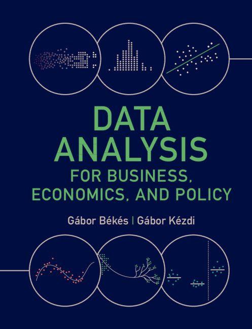 Cambridge University Pr. Data Analysis For Business Economics And Policy