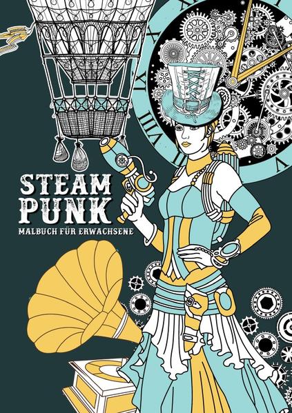 Steampunk Coloring Book for Adults