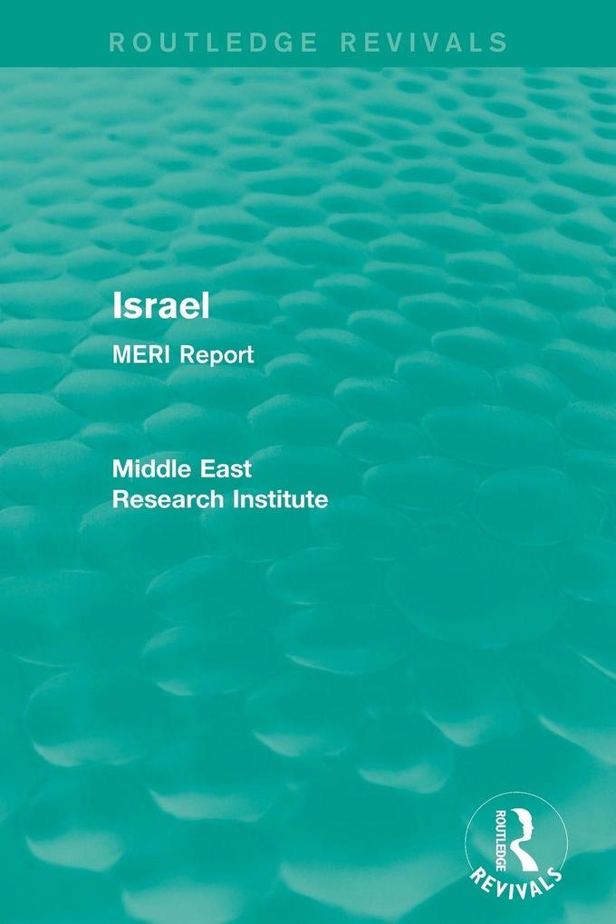 Israel (Routledge Revival)
