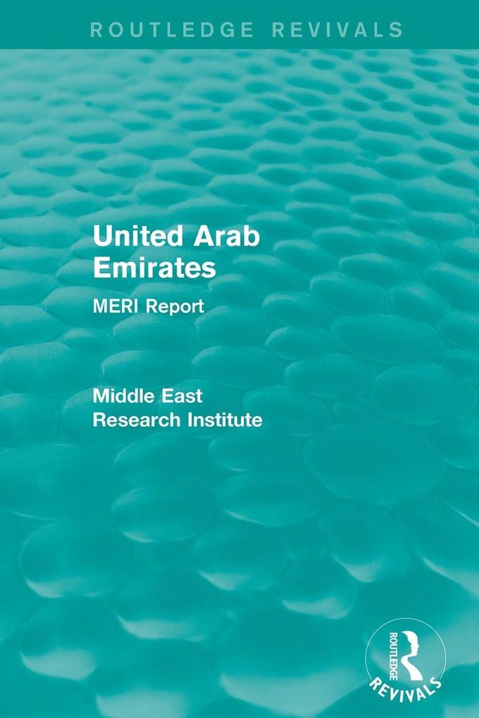 United Arab Emirates (Routledge Revival)