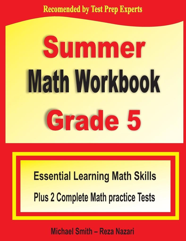Summer Math Workbook Grade 5
