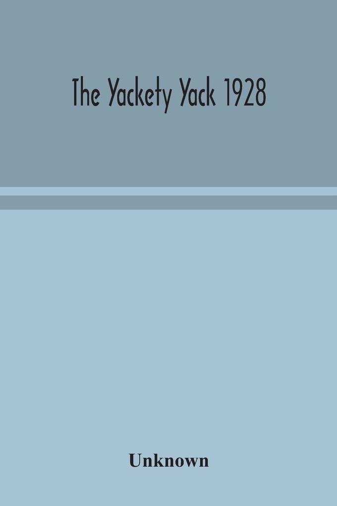 The Yackety Yack 1928