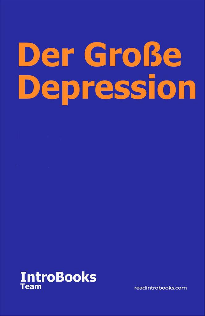Der Große Depression