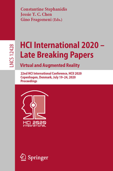 HCI International 2020 Late Breaking Papers: Virtual and Augmented Reality