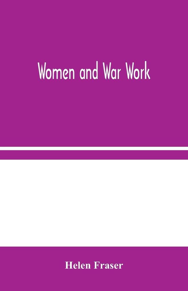 Women And War Work