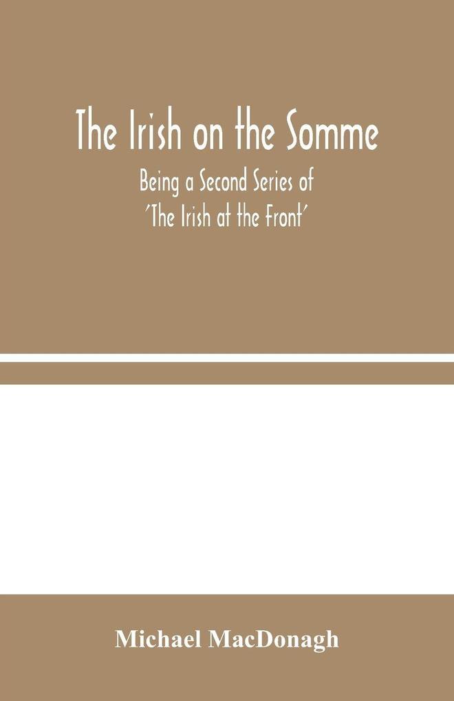 The Irish On The Somme