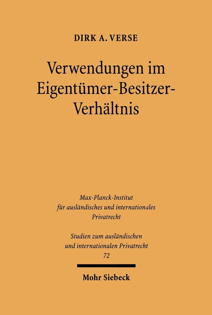 Verwendungen im Eigentümer-Besitzer-Verhältnis