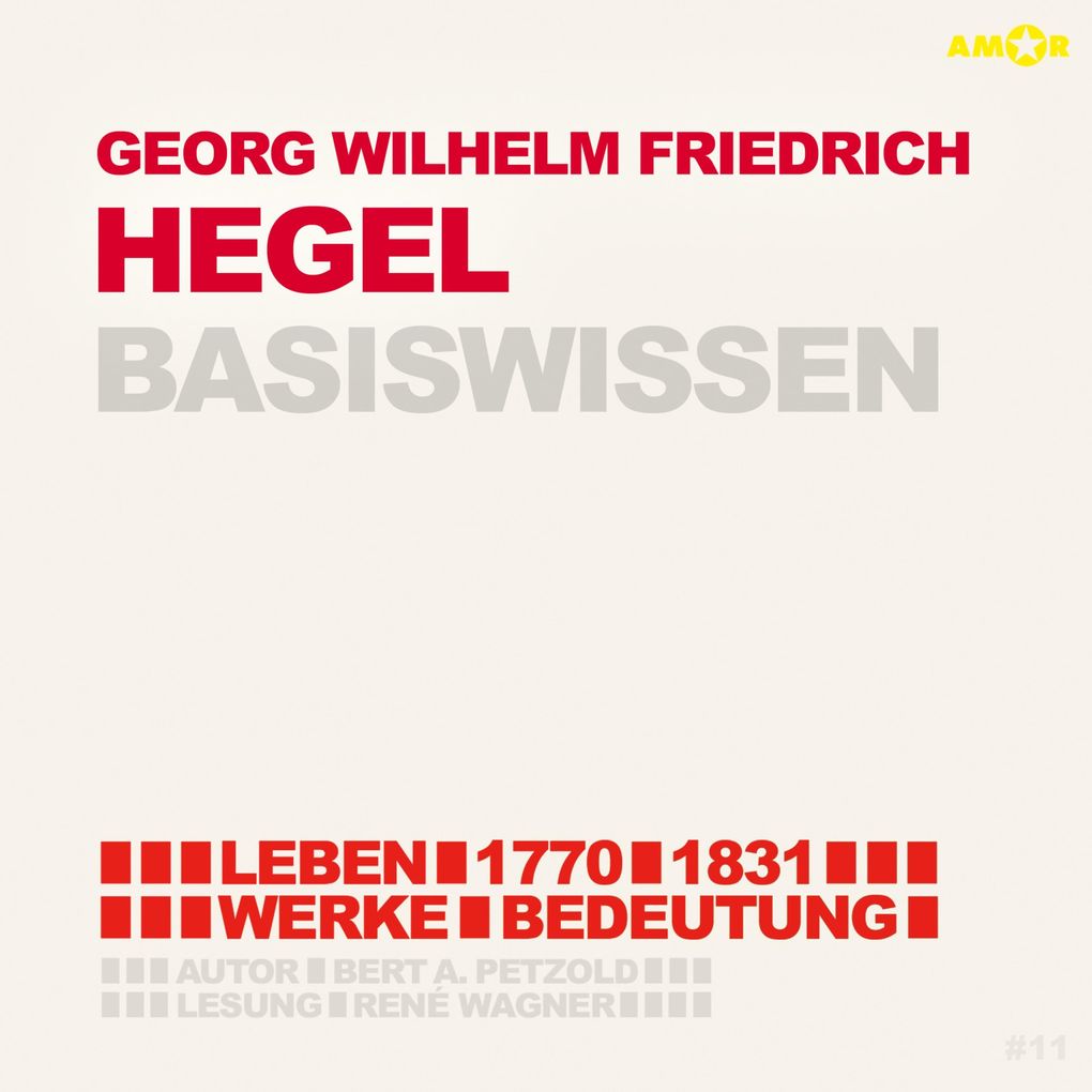 Georg Friedrich Wilhelm Hegel (1770-1831) - Leben Werk Bedeutung - Basiswissen