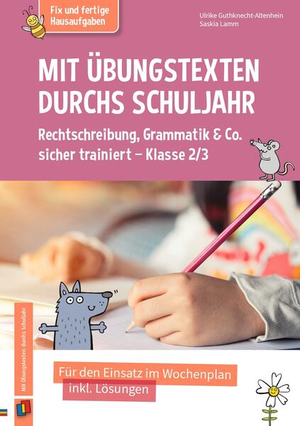 Image of Mit Übungstexten durchs Schuljahr  Rechtschreibung Grammatik & Co. sicher trainiert  Klasse 2/3
