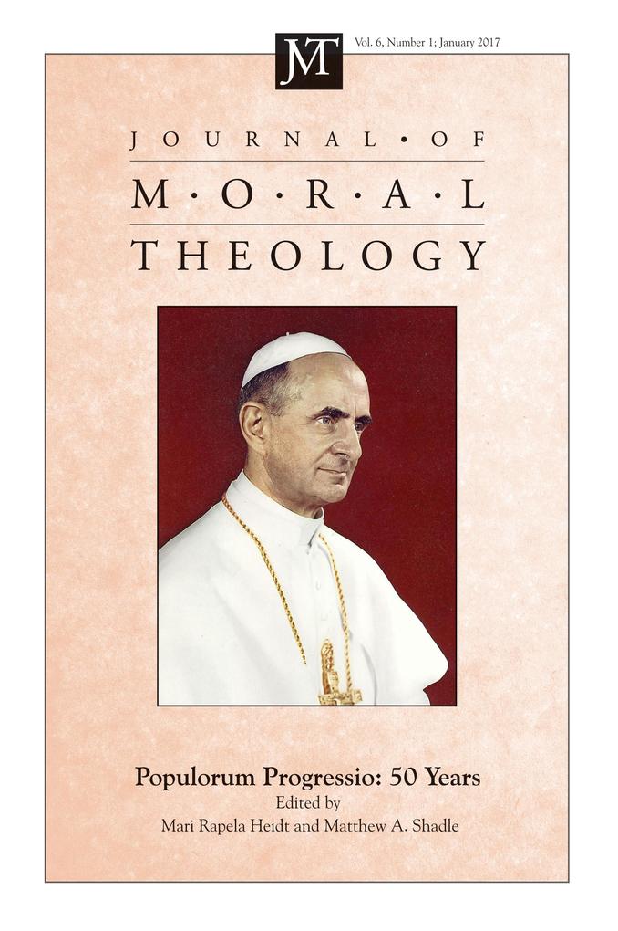 Journal of Moral Theology Volume 6 Number 1