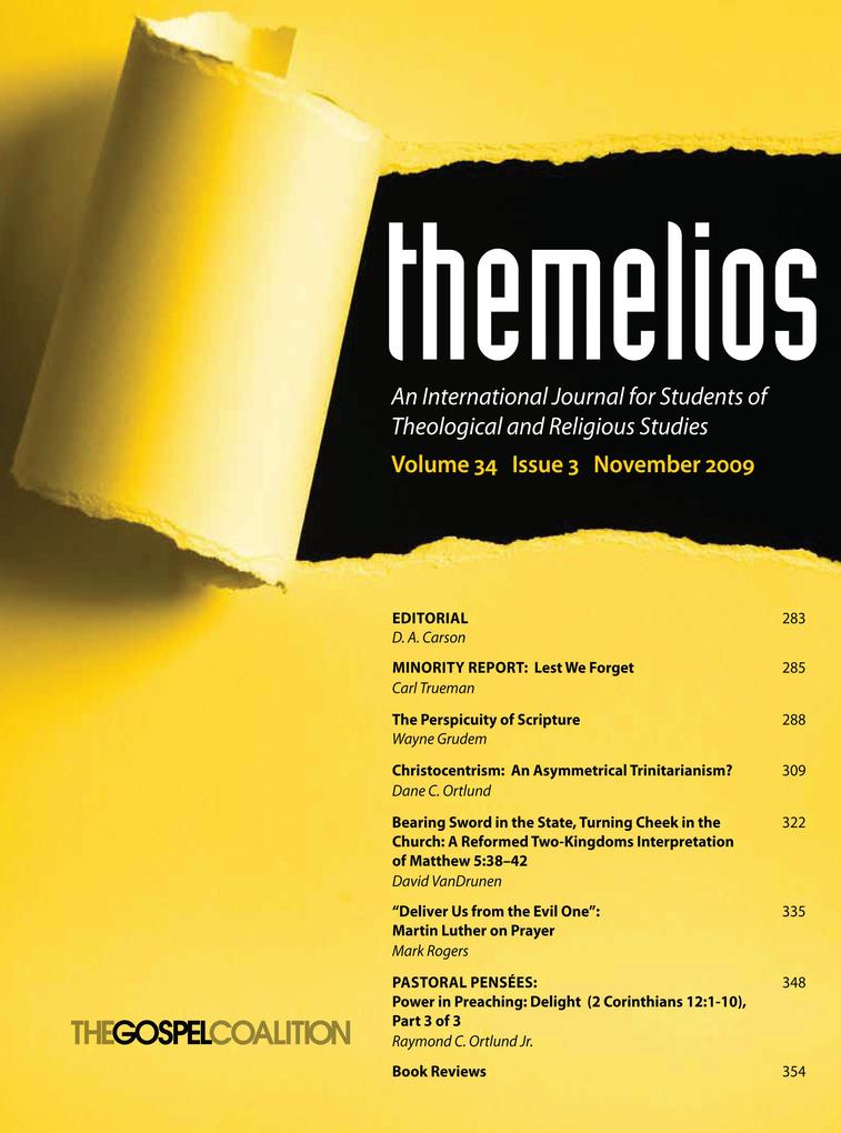 Themelios Volume 34 Issue 3