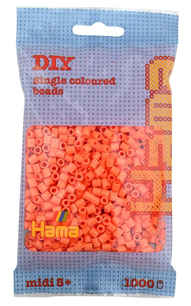 Hama 207-79 - DIY Bügelperlen Midi 5+ ca. 1000 Perlen Apricot