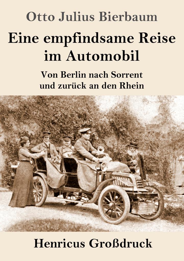 Image of Eine empfindsame Reise im Automobil (Großdruck)