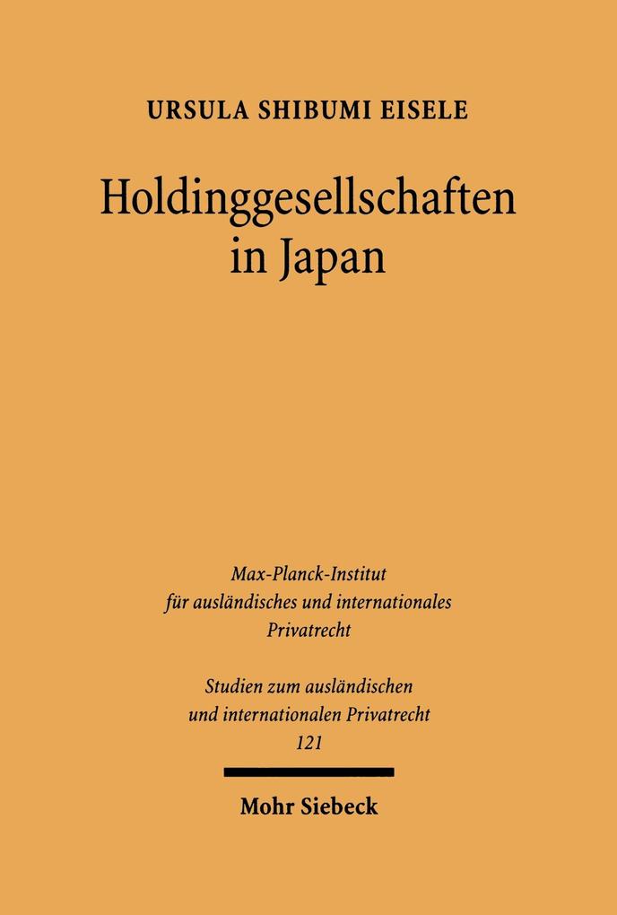 Holdinggesellschaften in Japan