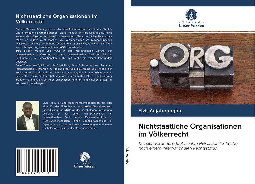 Nichtstaatliche Organisationen im Völkerrecht