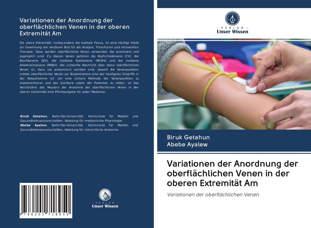 Variationen der Anordnung der oberflächlichen Venen in der oberen Extremität Am