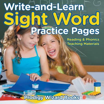 Write-and-Learn Sight Word Practice Pages Reading & Phonics Teaching Materials