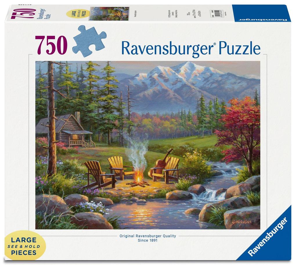 Ravensburger Puzzle Lagerfeuer-Romantik 750 Teile