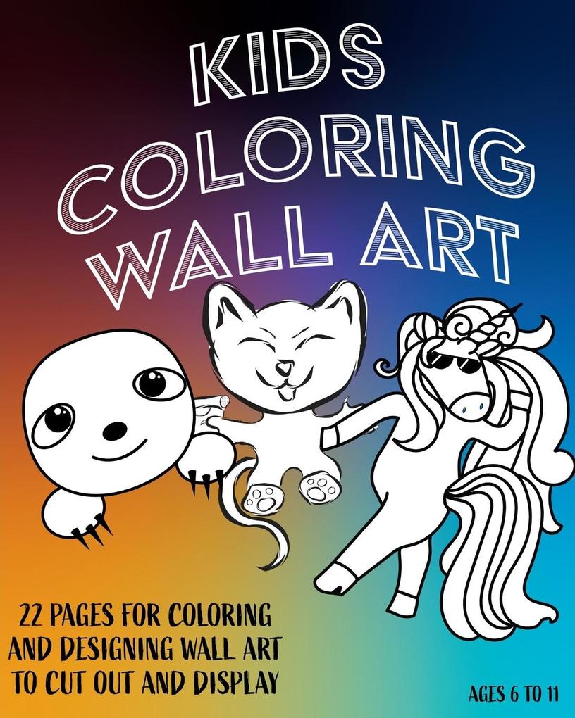 Animals and Inspiration - Kids Coloring Book 8X10 Kids 6 to 11