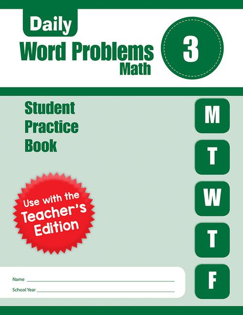 Daily Word Problems Math Grade 3 Student Workbook
