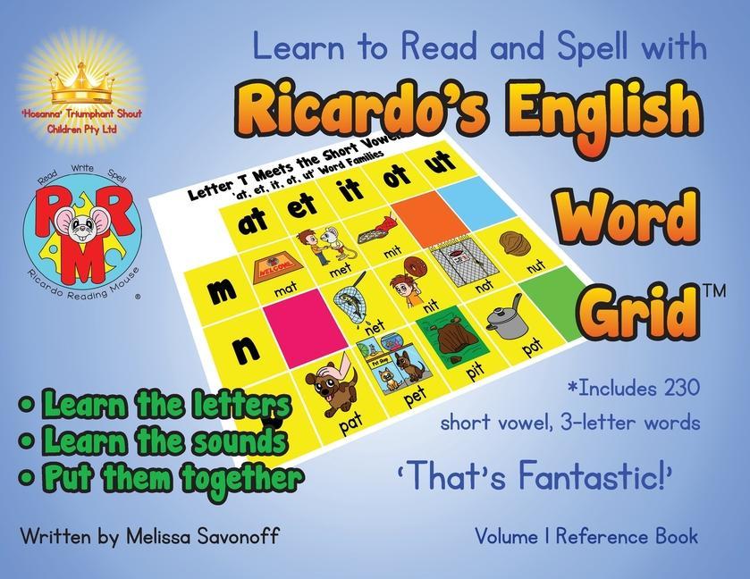 Learn to Read and Spell with Ricardo‘s English Word Grid(TM)
