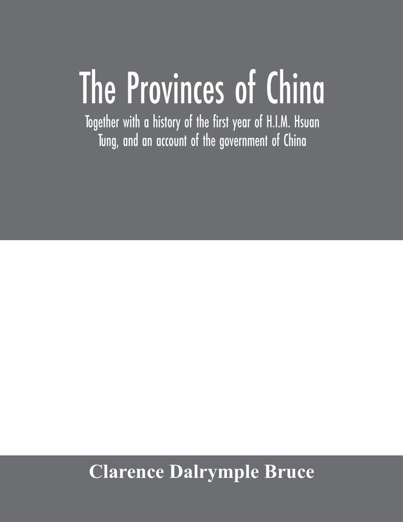 The Provinces of China