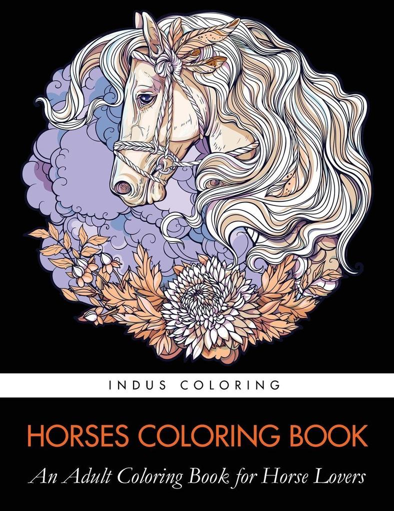 Horses Coloring Book