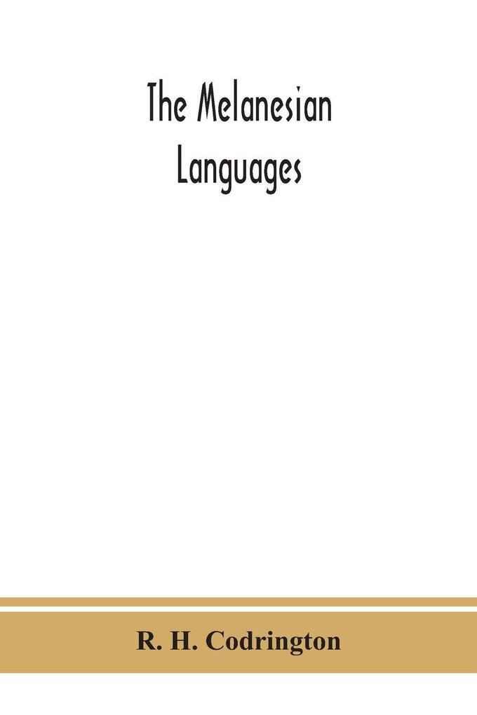 The Melanesian Languages