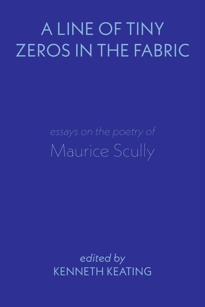 A Line of Tiny Zeros in the Fabric