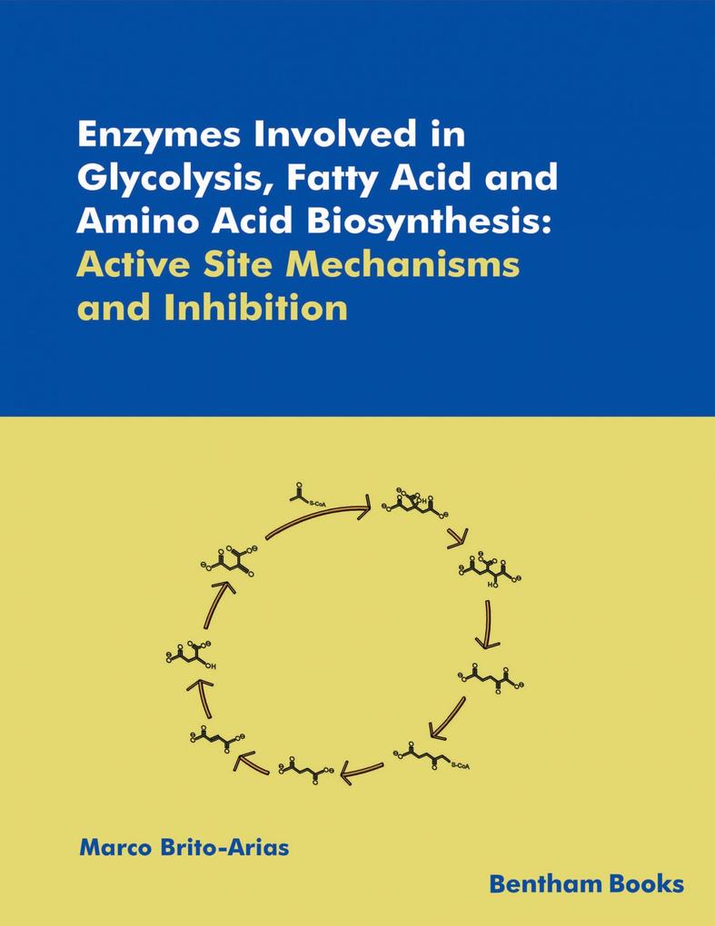 Enzymes Involved in Glycolysis Fatty Acid and Amino Acid Biosynthesis: Active Site Mechanisms and Inhibition