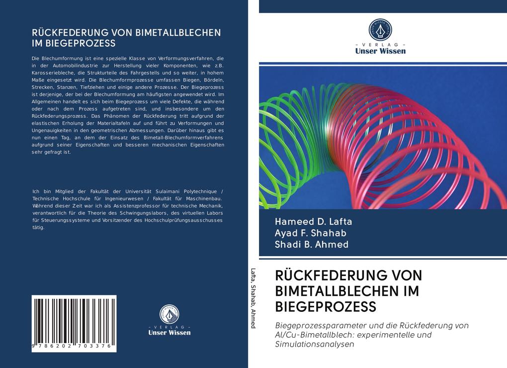 RÜCKFEDERUNG VON BIMETALLBLECHEN IM BIEGEPROZESS