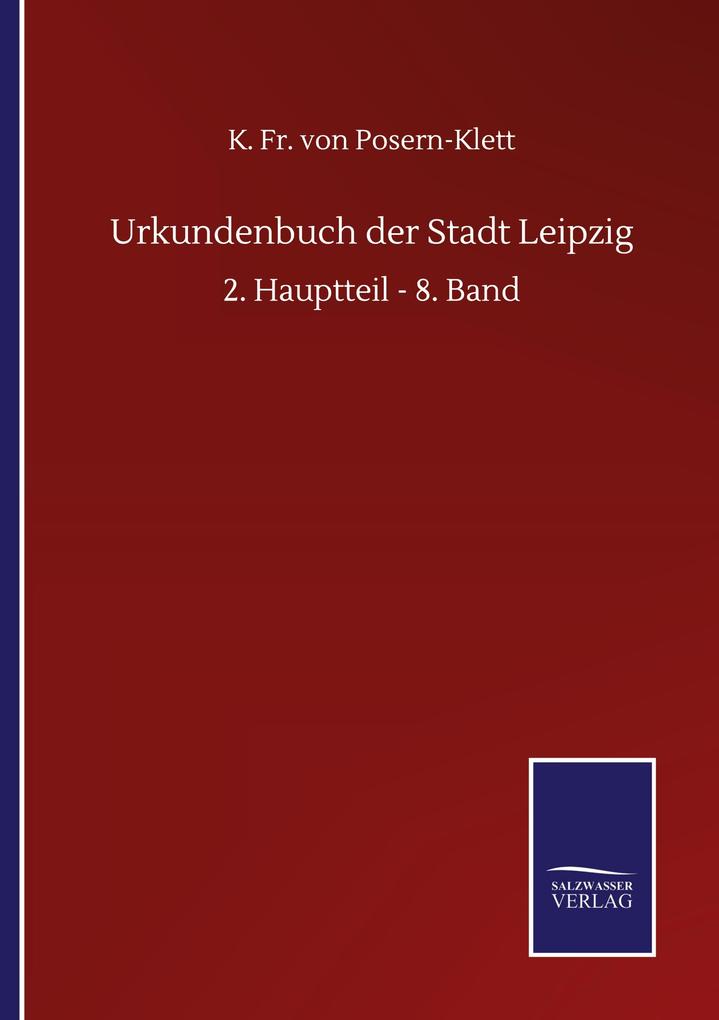 Urkundenbuch der Stadt Leipzig