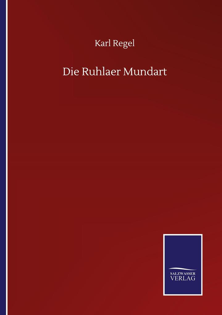 Die Ruhlaer Mundart