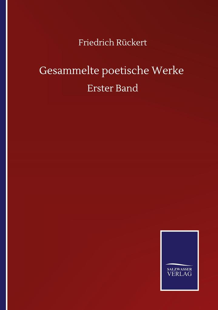 Gesammelte poetische Werke