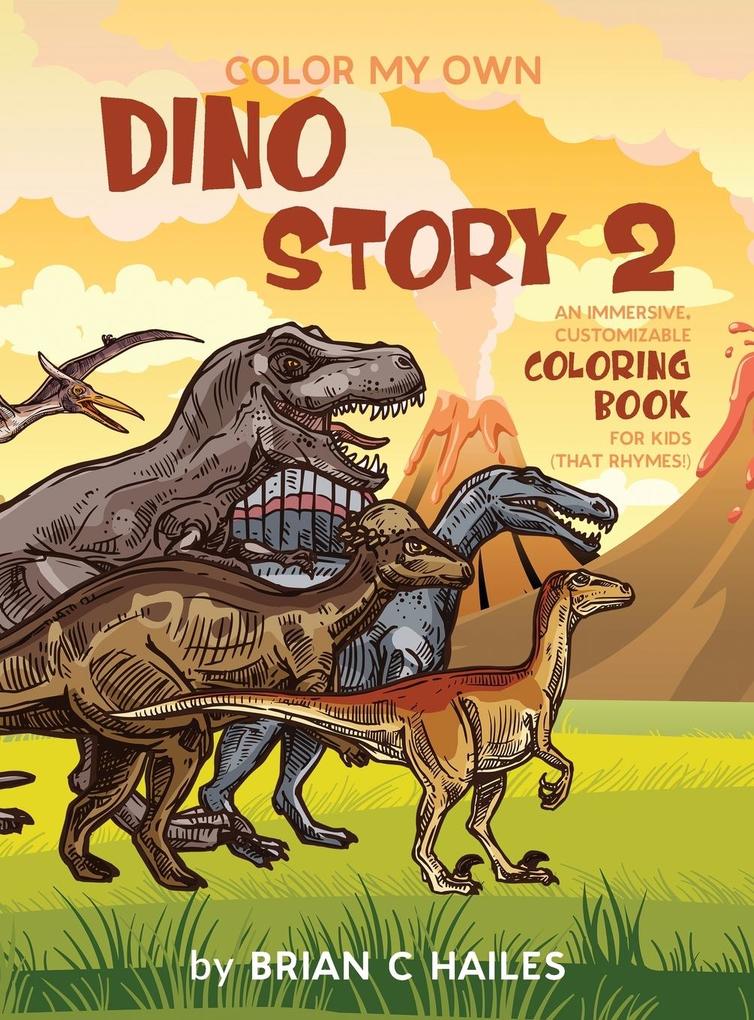 Color My Own Dino Story 2