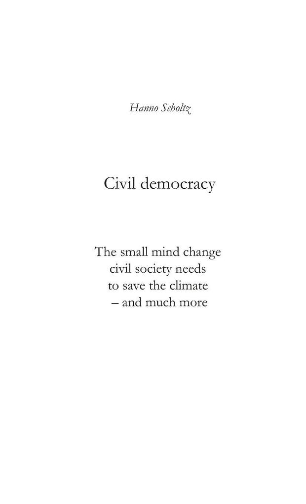 Civil democracy