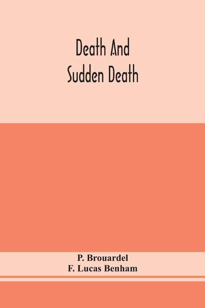 Death And Sudden Death