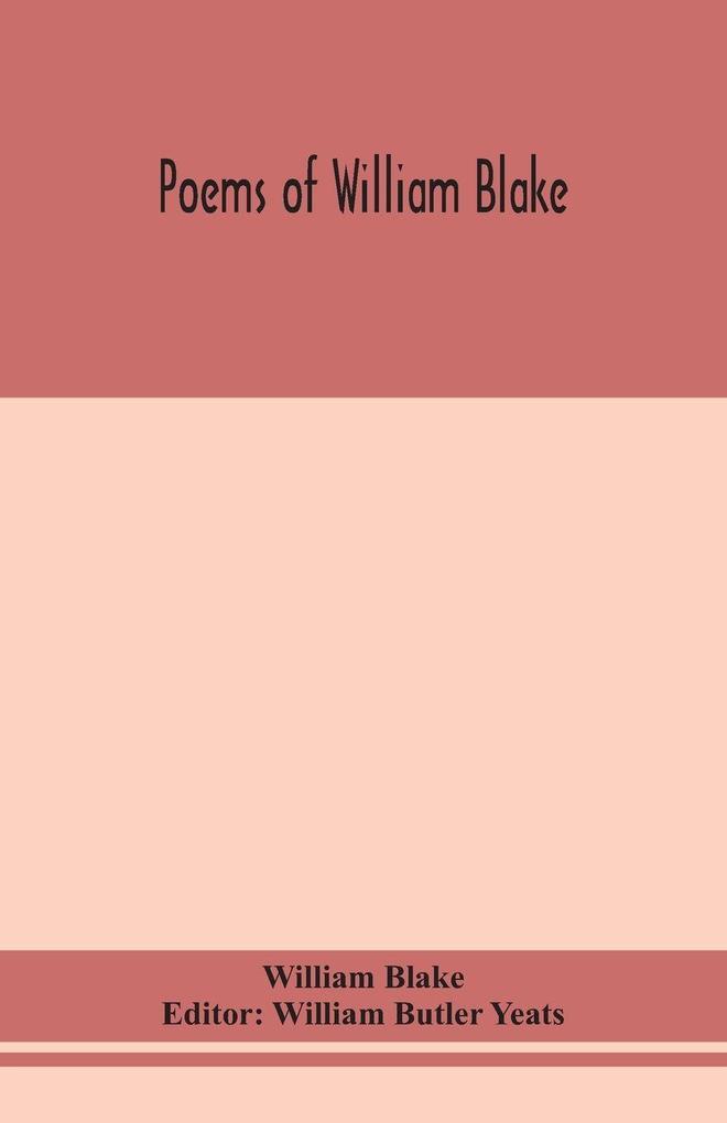 Poems Of William Blake