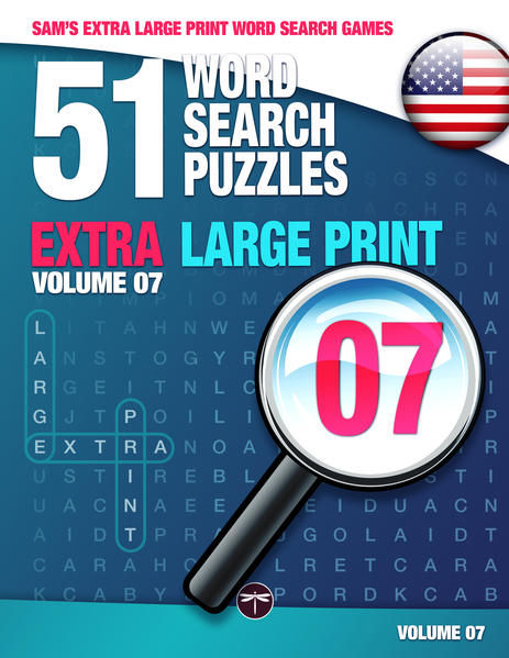Sam's Extra Large Print Word Search Games - 51 Word Search Puzzles Volume 7