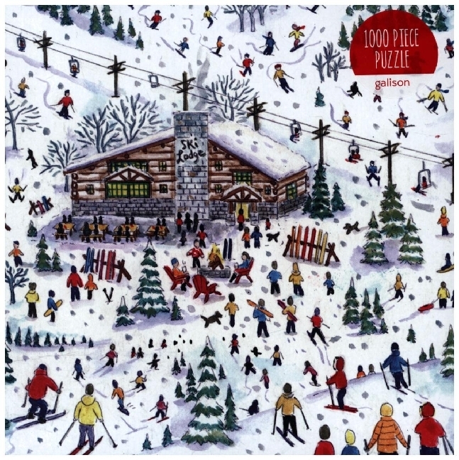 Galison Michael Storrings Apres Ski 1000 Piece Puzzle