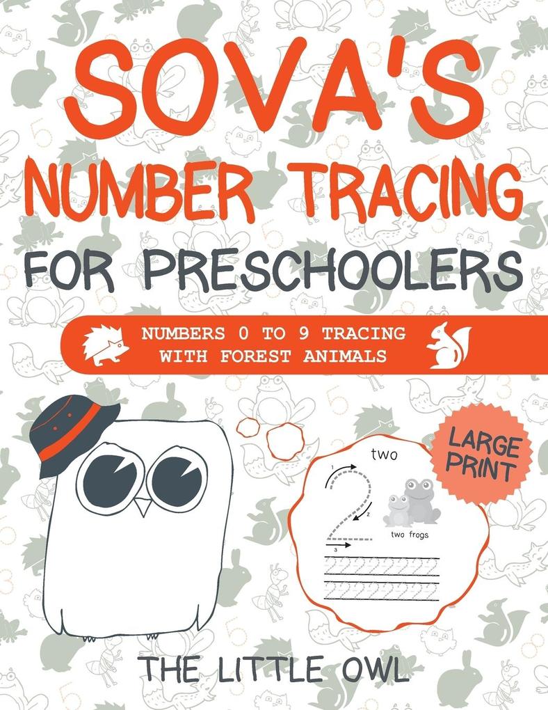 Sova‘s Number Tracing For Preschoolers