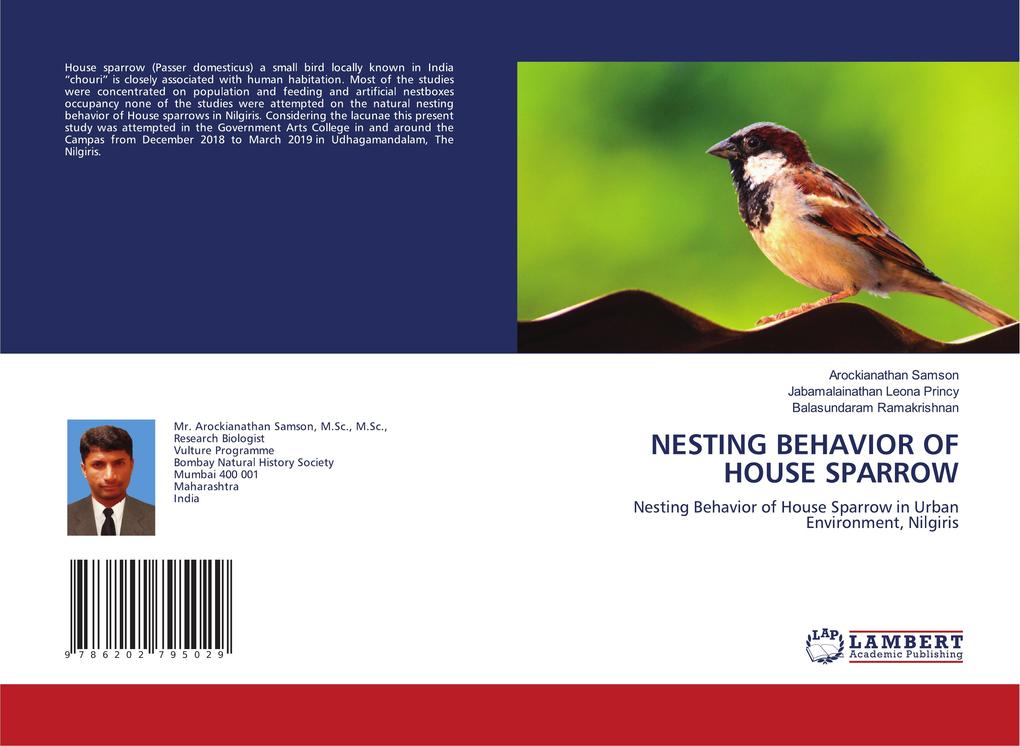 NESTING BEHAVIOR OF HOUSE SPARROW